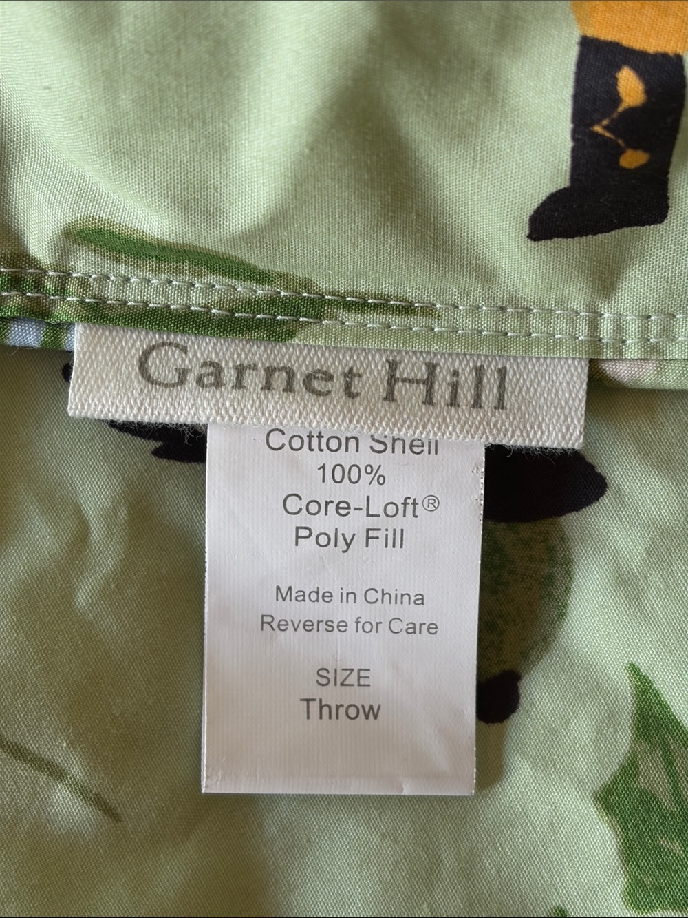 Garnet Hill Quilted Oversized Holiday Cozy Duvet Throw, 80" x 54" - Picture 3 of 4